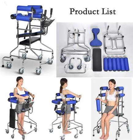 Standing Rollator Walker for CP Child with Seat Support